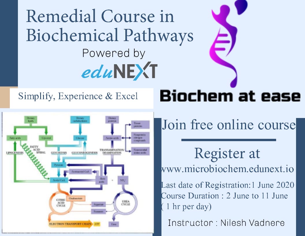 Remedial Course in Biochemical Pathway MBRC1